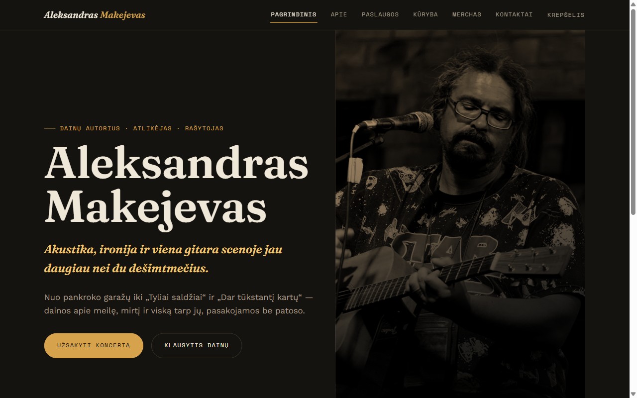 Aleksandro Makejevo svetainė