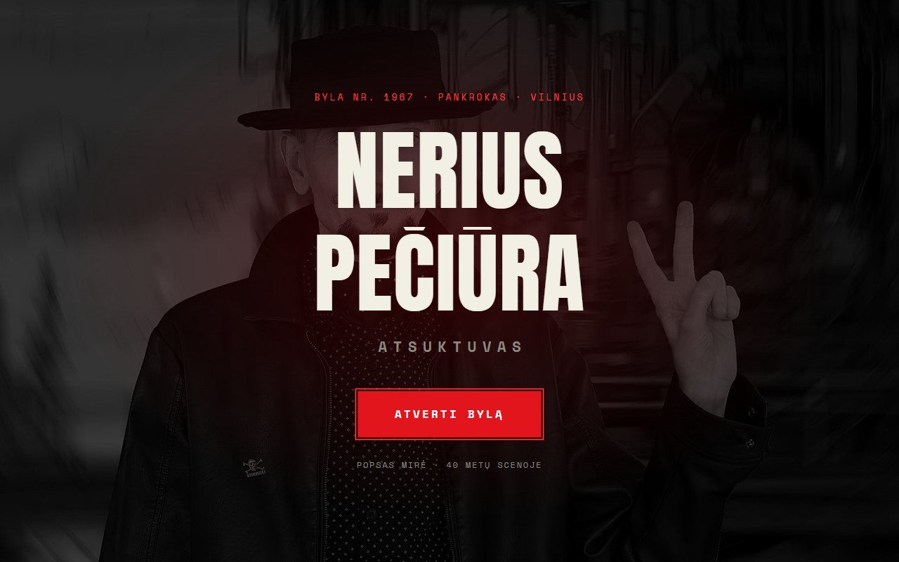 Neriaus Pečiūros svetainė